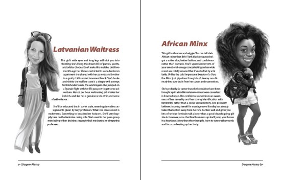 Actual pages from the book