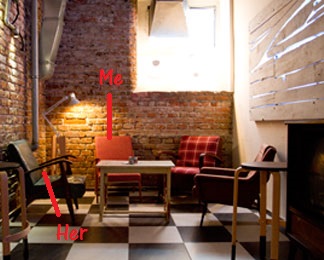 But it was a sofa the night I was there