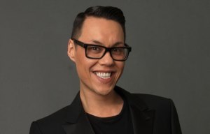 Not sure if woman or faggot. But definitely TV.