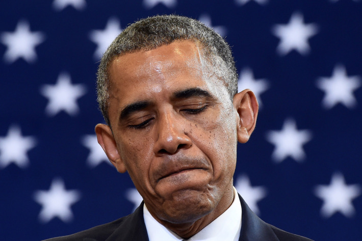 Sad obama