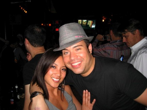 Literally pushing him away